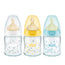 NUK Biberón First Choice Cristal 0-6 M Latex 120 ml, 1 unidad