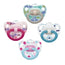 NUK Classic Happy Days Chupete Silicona 6-18 Meses, 2 unidades