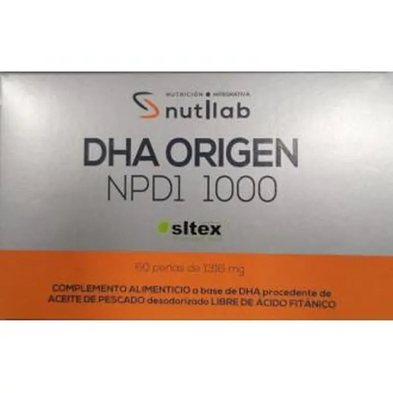 Nutilab Dha Origen Npd1 1000 Blister 60Perlas.