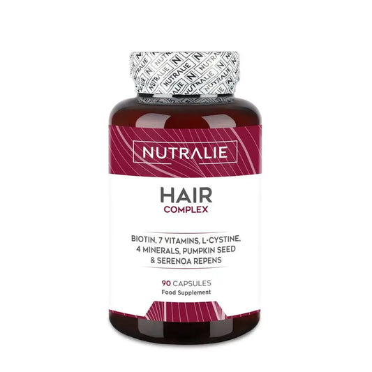 Nutralie Hair Complex + Biotina Vitaminas Para El Cabello , 90 cápsulas