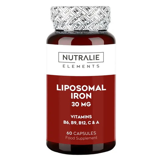 Nutralie Hierro Liposomado 30Mg + B6 + B12 Cansancio Y Fatiga, 60 cápsulas