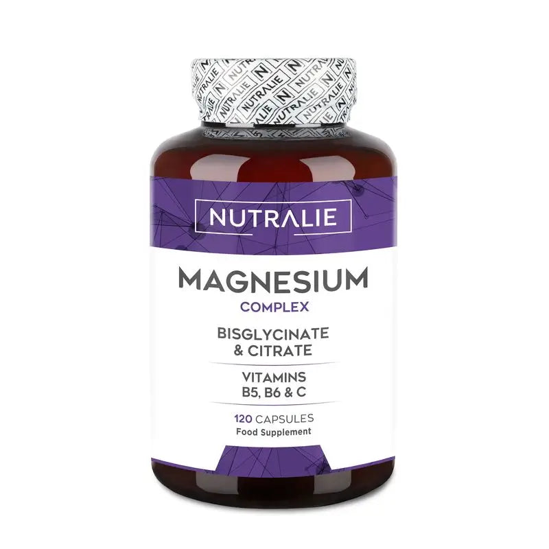 Nutralie Magnesio  Complex Con Bisglicinato Y Citrato , 120 cápsulas