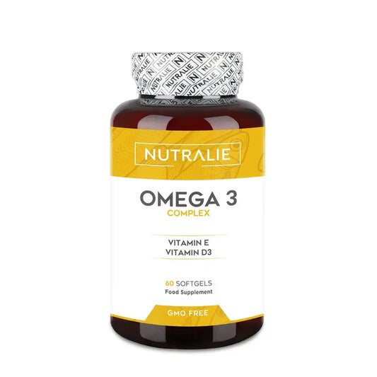 Nutralie Omega 3  Complex 2000Mg Con Vitamina E + B3 Epa Dha , 60 cápsulas