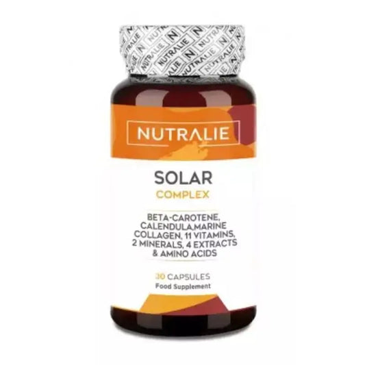 Nutralie Solar Complex con Colágeno Bronceador y Protector 30 Cápsulas.