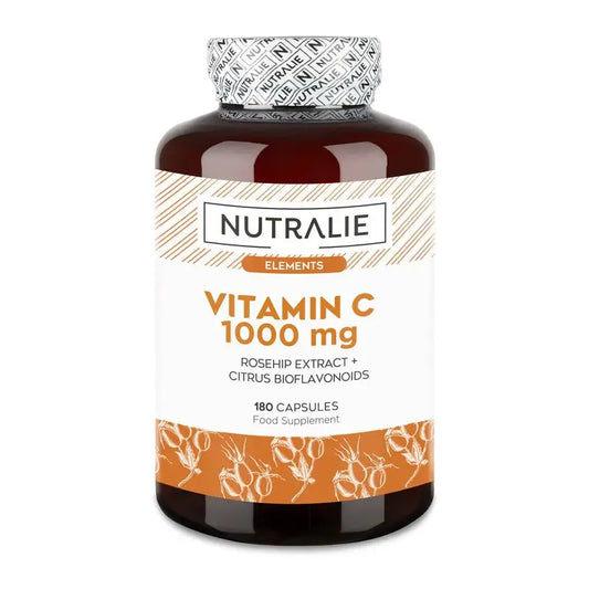 Nutralie Vitamina C 1000Mg Con Rosa Canina Antioxidante , 180 cápsulas