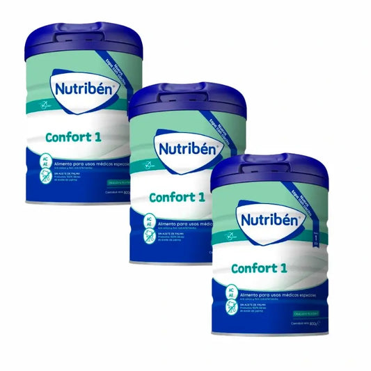 Nutriben Leche Confort 1 , 3 x 800 gr