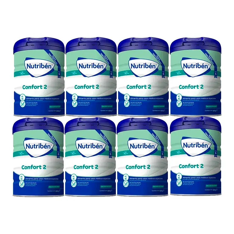 Nutriben Leche Confort 2 , 8 x 800 gr