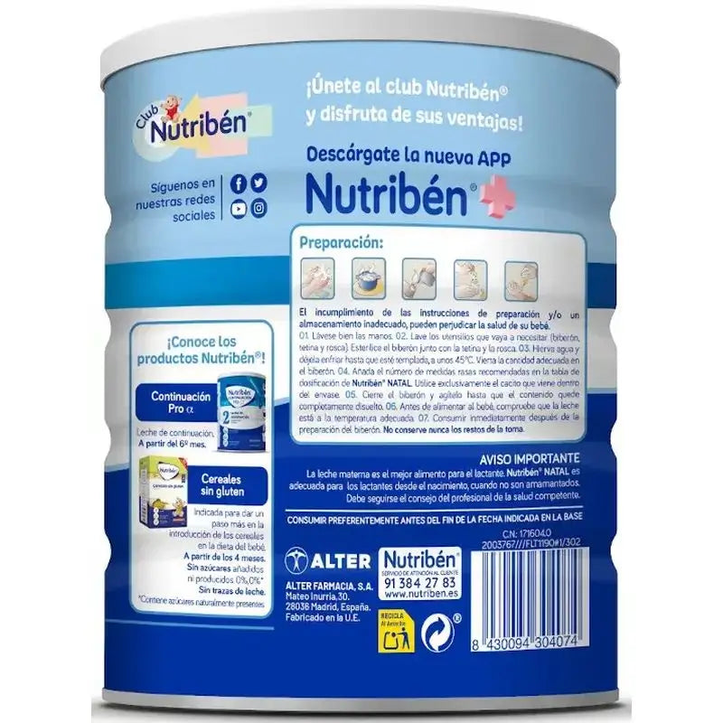 Nutriben Leche Natal Pro Alfa 400 gr