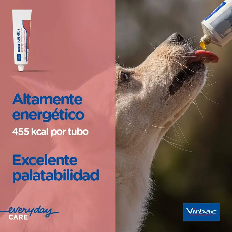 Virbac Nutriplus Gel 120 gr, Suplemento Para Perros y Gatos