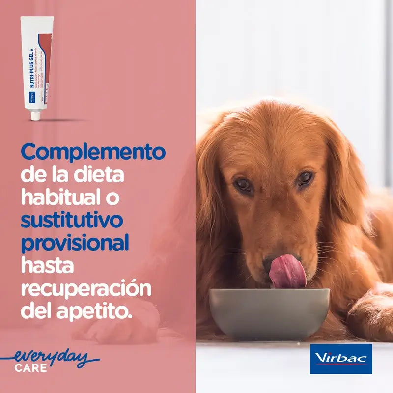 Virbac Nutriplus Gel 120 gr, Suplemento Para Perros y Gatos