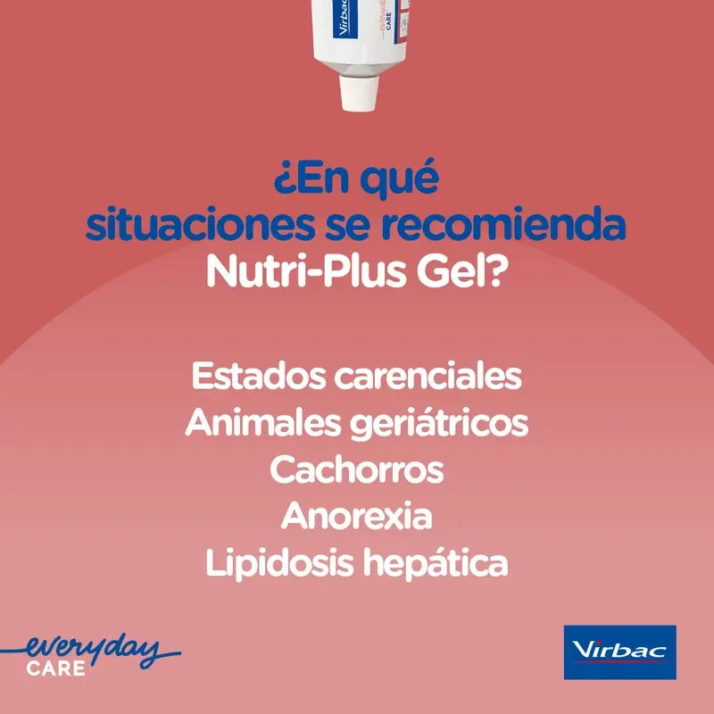 Virbac Nutriplus Gel 120 gr, Suplemento Para Perros y Gatos