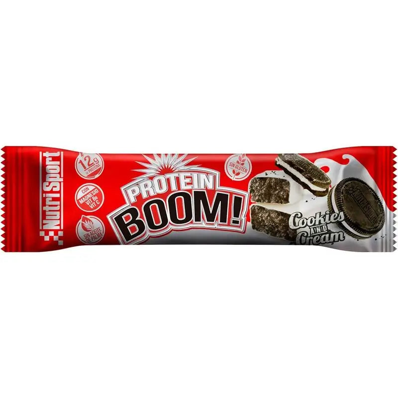 Nutrisport Caja Protein Boom Cookies-Cream , 24 barritas