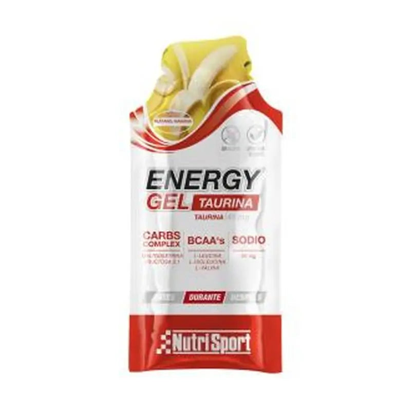 Nutrisport Energy Gel Taurina Platano 24Uds.