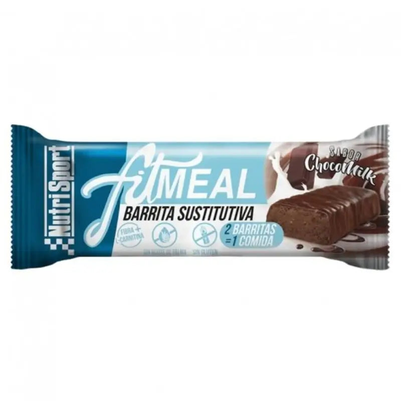 Nutrisport Fit Meal Barritas Chocomilk 28Ud.