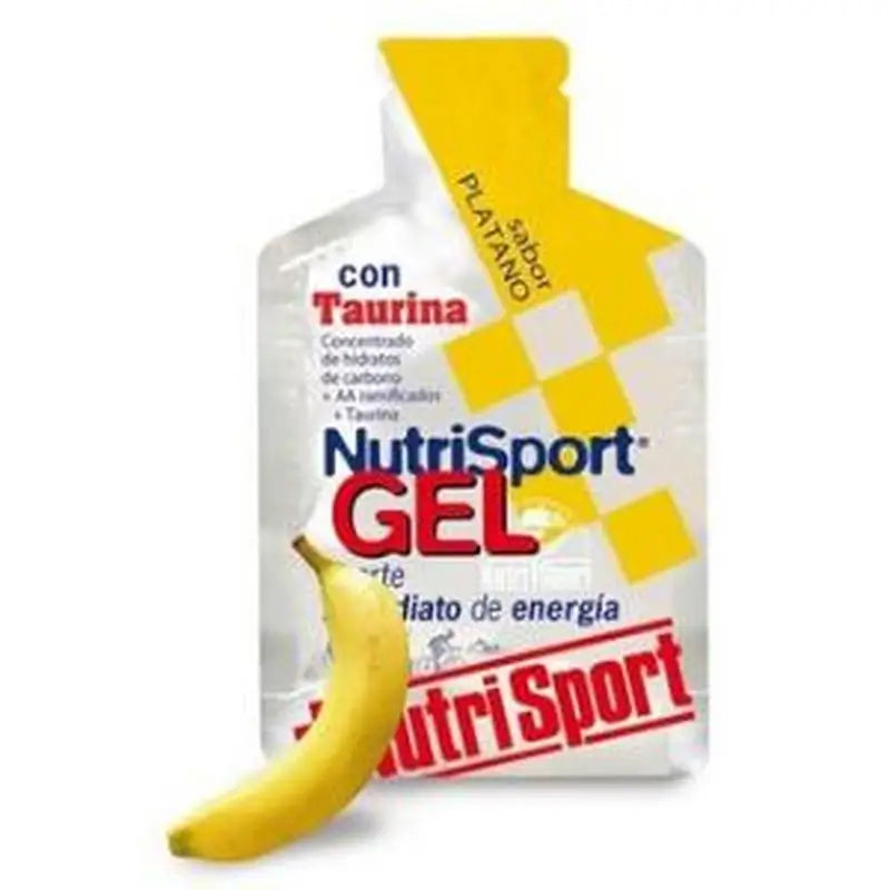 Nutrisport Gel Con Taurina+Platano Caja 24Unid.