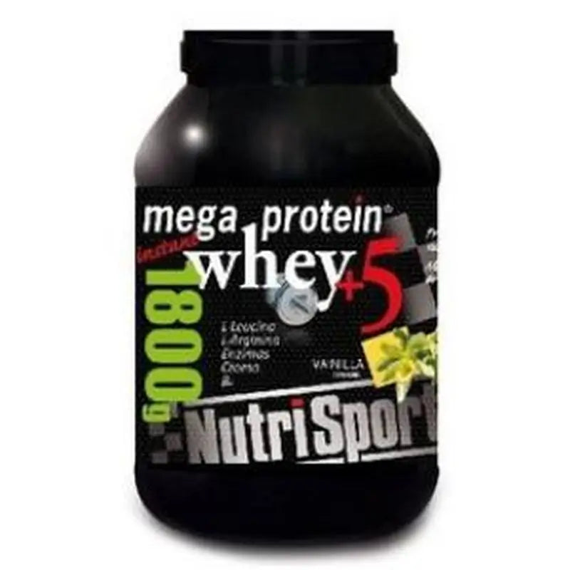 Nutrisport Mega Protein 5 Whey Vainilla 900Gr.