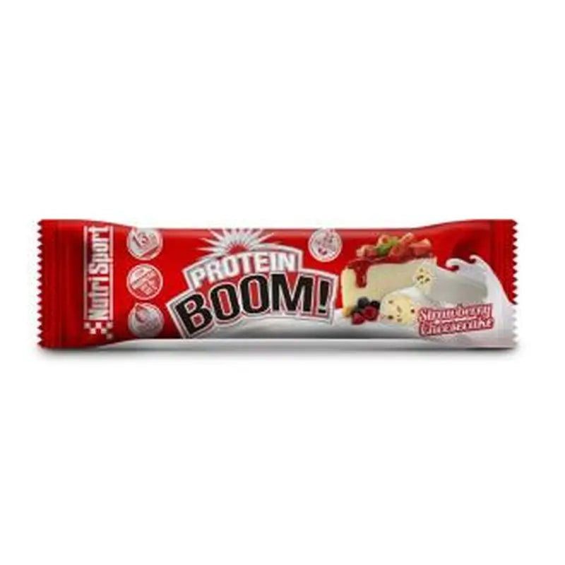 Nutrisport Protein Boom Barritas Fresa-Cheescake 24Ud.