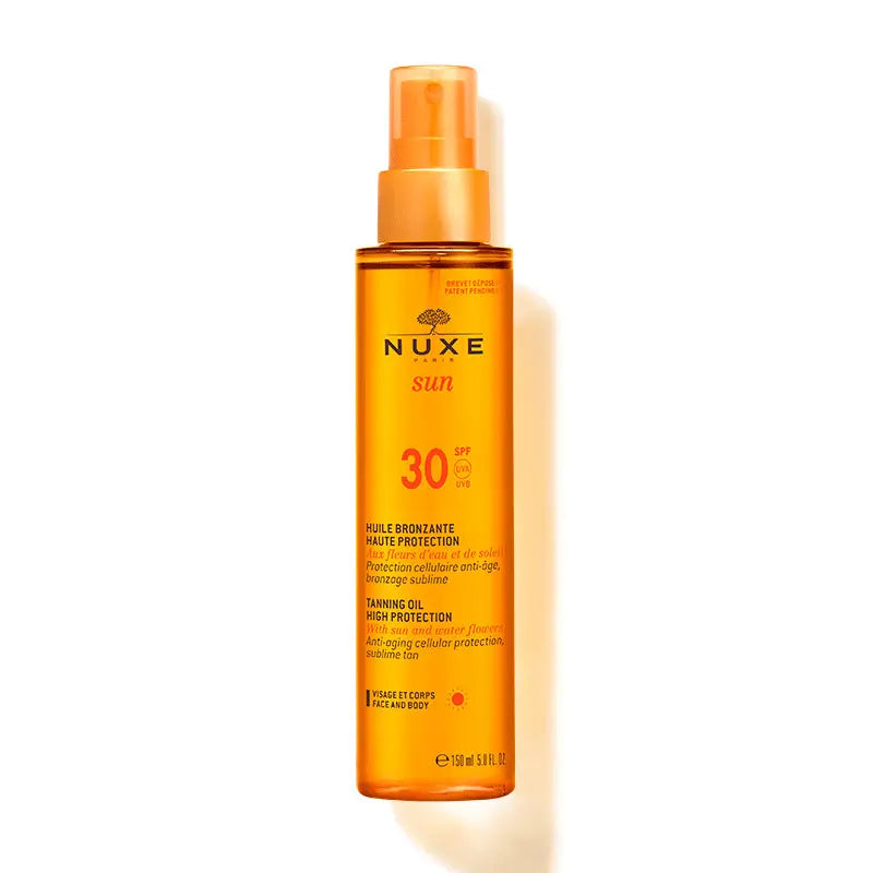 Nuxe Sun Aceite Bronceador Rostro y Cuerpo SPF 30 150 ml