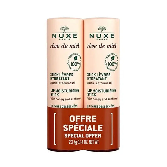 Nuxe Reve de Miel Duplo Stick Hidratante de Labios 50% 2º unidad