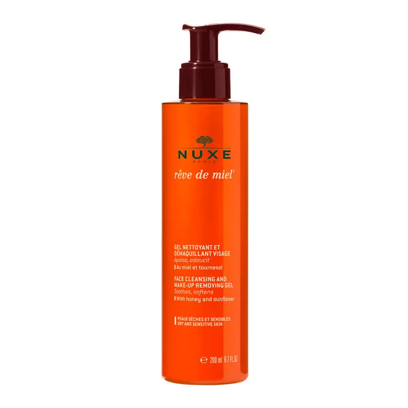 Nuxe Rêve de Miel Gel Limpiador y Desmaquillante Facial 200 ml