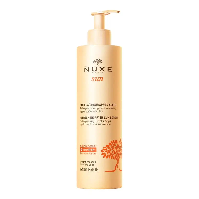 Nuxe Sun Leche Facial y Corporal Refrescante After Sun, 400ml