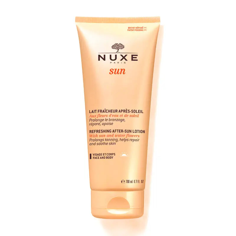 Nuxe Sun Leche Facial y Corporal Refrescante After Sun, 200 ml