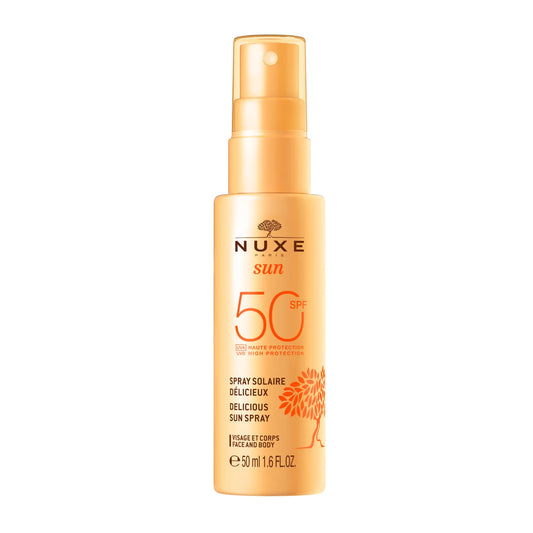 Nuxe Sun Spray Solar Delicioso Para Rostro Y Cuerpo Alta Protección Spf 50 Formato Viaje