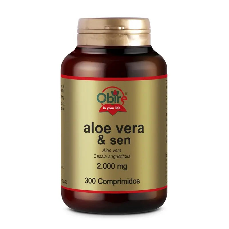 Obire Aloe Vera 2000 Mg Con Sen. 300 Comprimidos