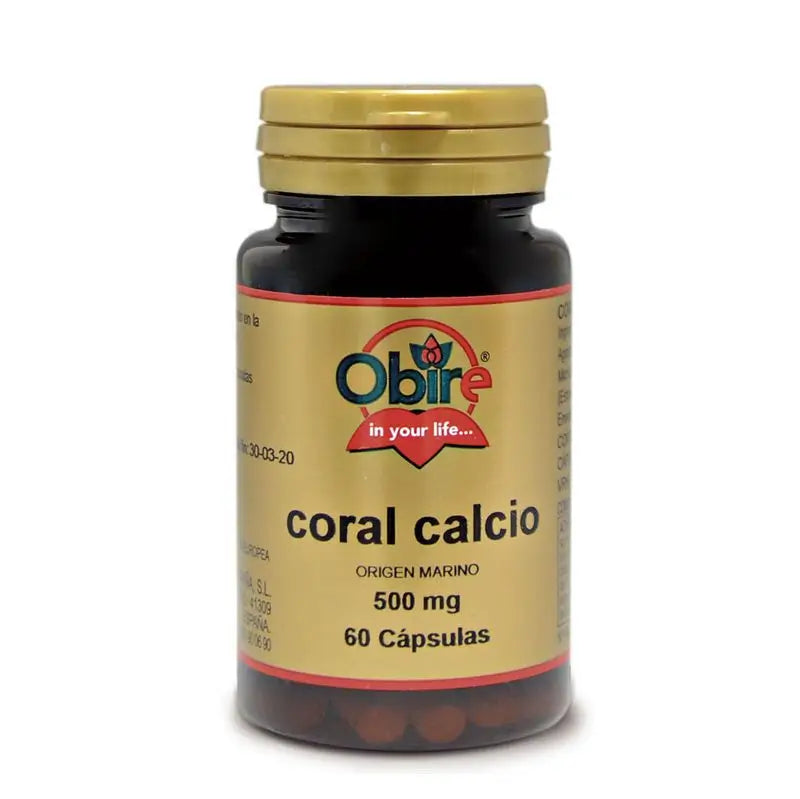 Obire Calcio Coral 500 Mg , 60 cápsulas