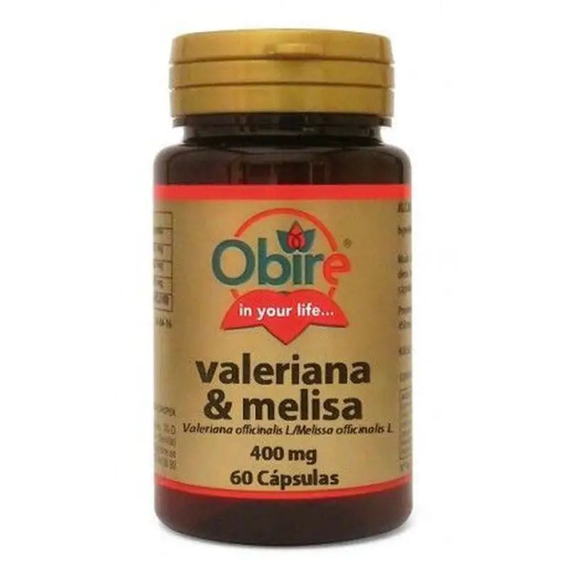 Obire Valeriana + Melisa , 60 cápsulas