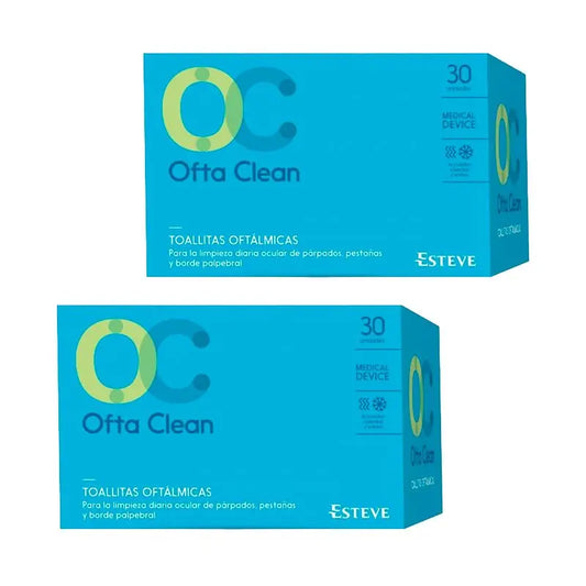 Oftan Macula Pack Toallitas Oftalmológicas, 2 x 30 Unidades