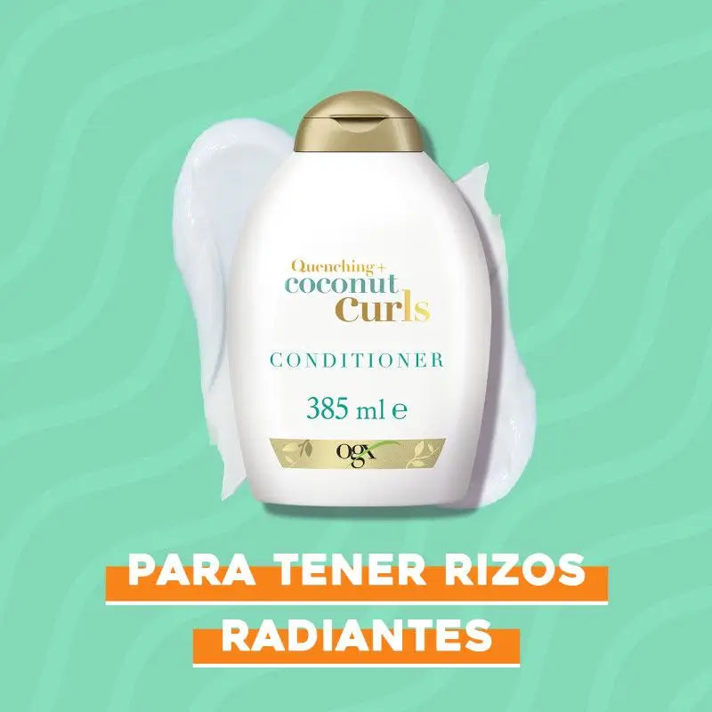 Ogx Acond Coco Cabello Rizado, 385 ml