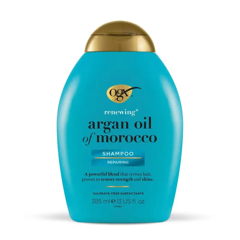 OGX Champú Aceite de Argán de Marruecos, Cabellos Secos y Dañados, 385 ml