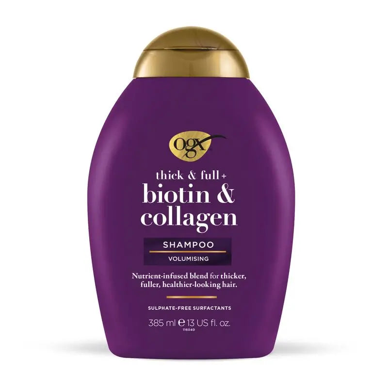 OGX Champú Biotina y Colágeno, Cabello Fino, 385 ml