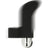 Ohmama Dedal Vibrador Texturado Recargable 8 Cm - Negro