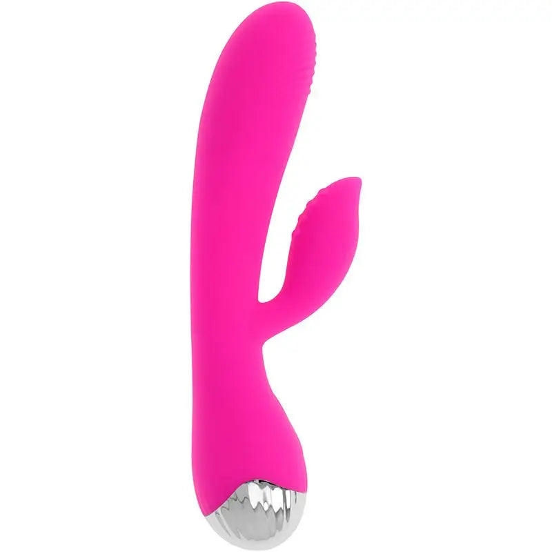 Ohmama Vibrators  Vibrador Recargable Con Rabbit 10 Modos De Vibración 19 Cm