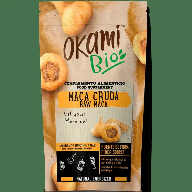 Okami Bio Maca Cruda En Polvo 200Gr. Bio Sg Vegan