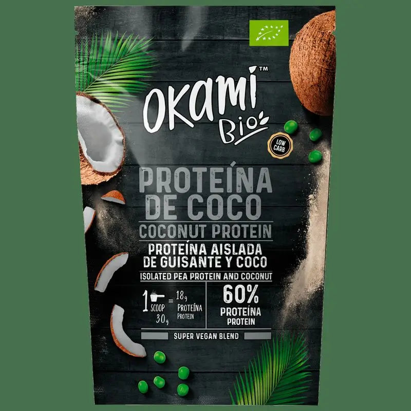 Okami Bio Proteina De Guisante Y Coco 500Gr. Bio Sg Vegan