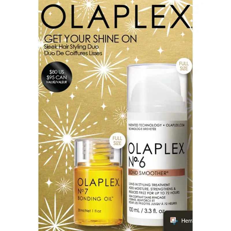 Olaplex Get Your Shine On Sleek Hair Styling Duo, 2 unidades