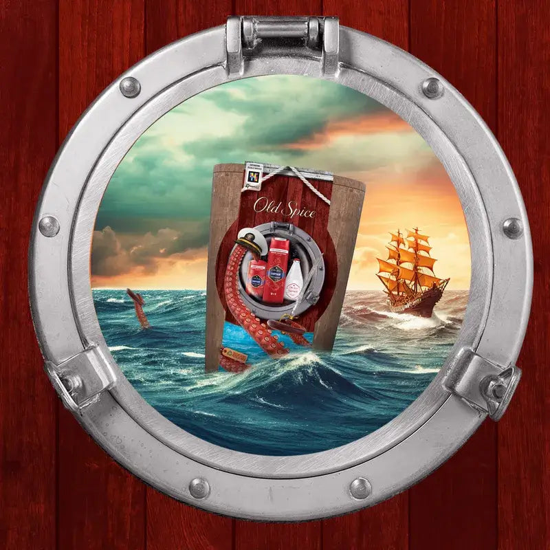 Old Spice Captain Barrel Set De Regalo Con Gel De Ducha