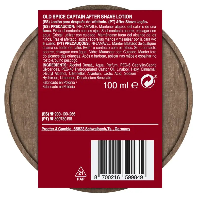 Old Spice Captain Barrel Set De Regalo Con Gel De Ducha