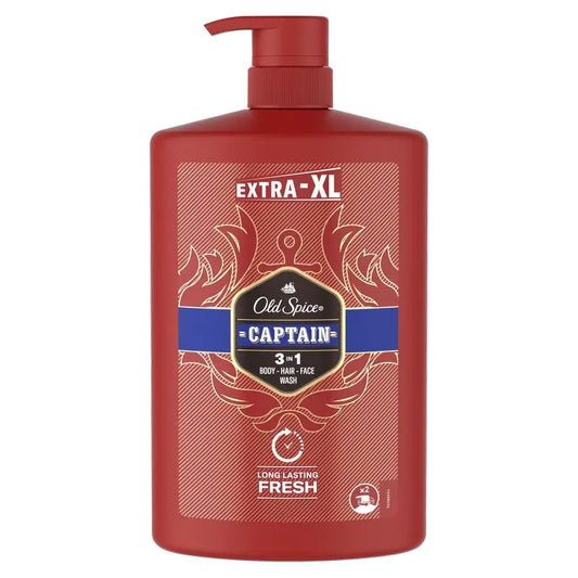 Old Spice Gel De Ducha Y Champú Captain 1000Ml