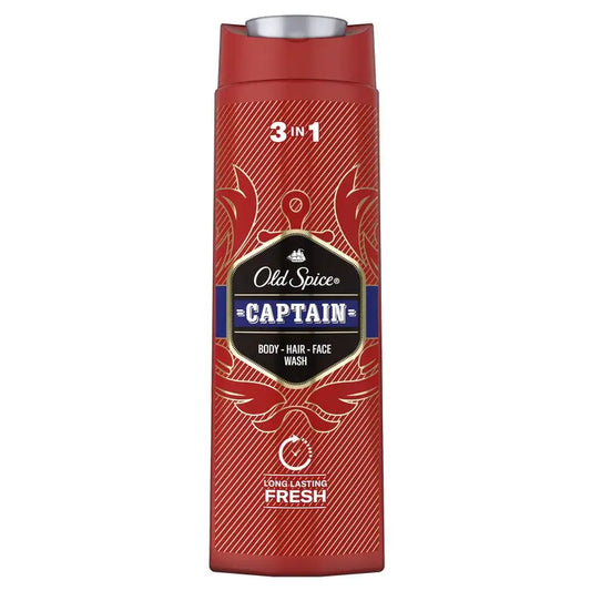 Old Spice Gel De Ducha Y Champú Captain 2 En 1 400Ml