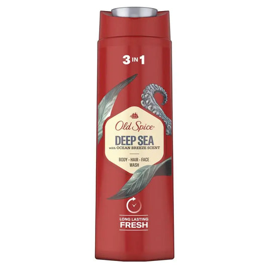 Old Spice Gel De Ducha Y Champú Deep Sea 400Ml