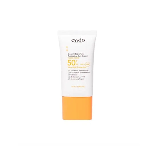 Ondo Beauty 36.5 Ceramides & Cica Protective Sun Crema, 50 ml