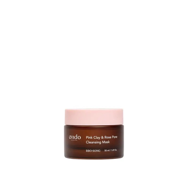 Ondo Beauty 36.5 Pink Clay & Rose Pore Limpiador Mascarilla Bbo-Song, 50 ml