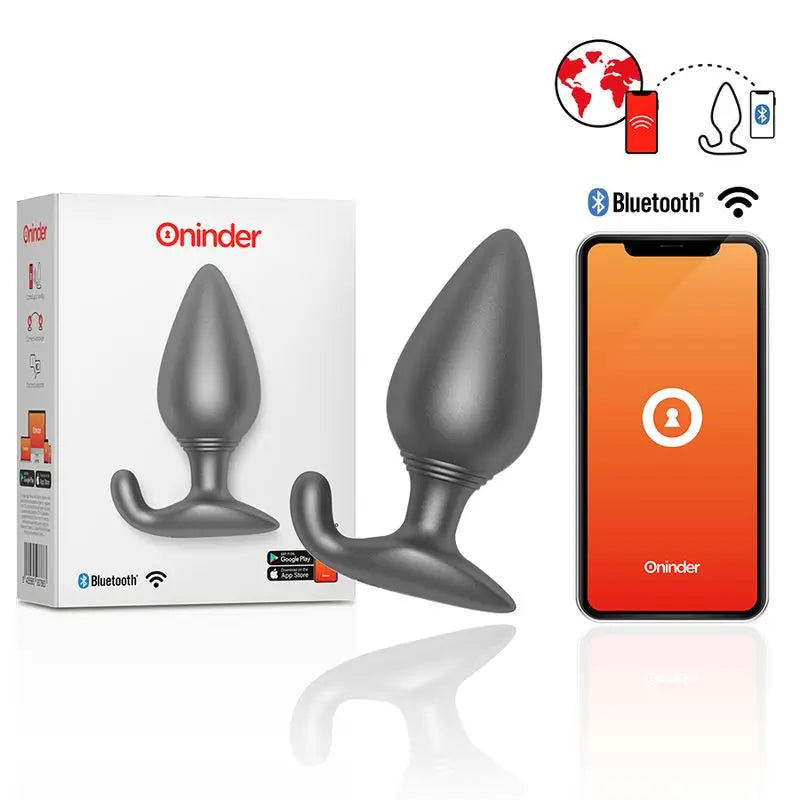 Oninder Plug Anal Vibrador Negro - Free App