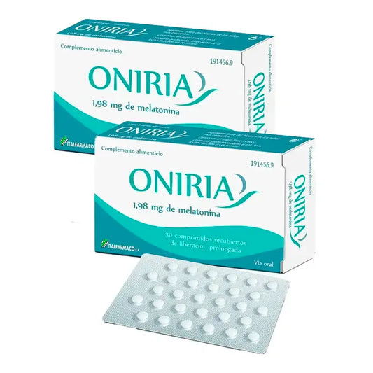 Oniria Lib Prol Nutraceutico 1,98 mg/ Pack 2 x 30 comprimidos