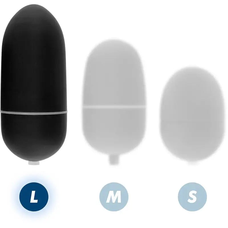 Online  Huevo Vibrador Control Remoto L - Negro