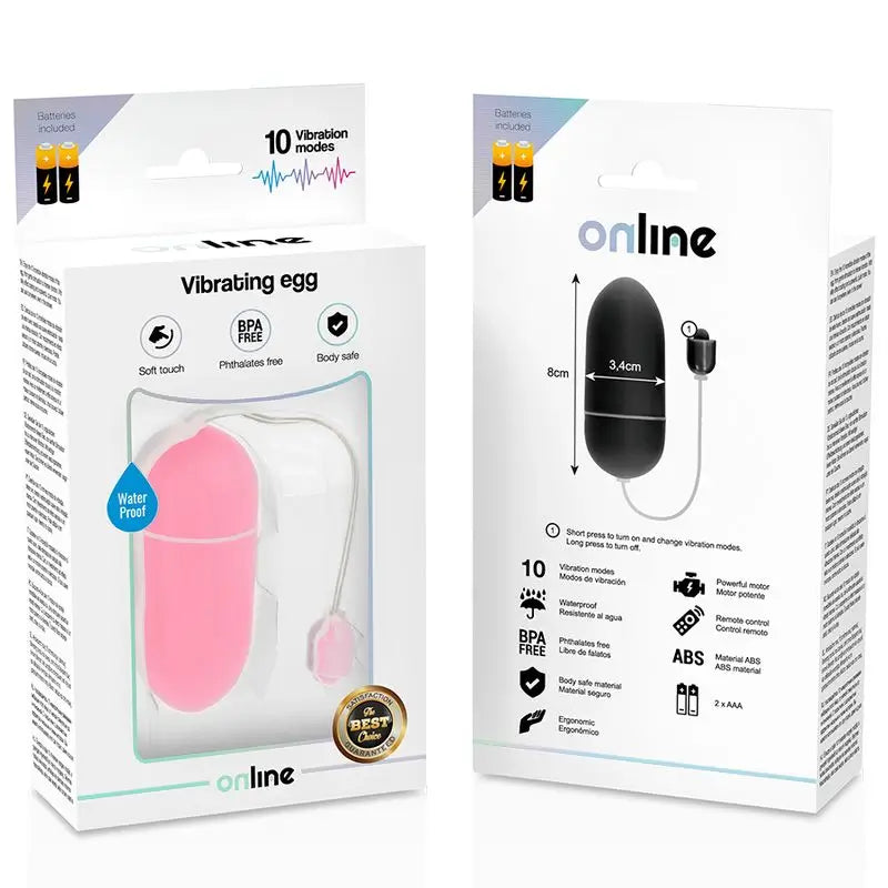 Online Huevo Vibrador Waterproof - Rosa